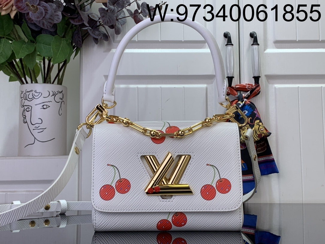 [88factory] 루이비통 LV x TM 트위스트 PM M13239 15*7*19cm 화이트