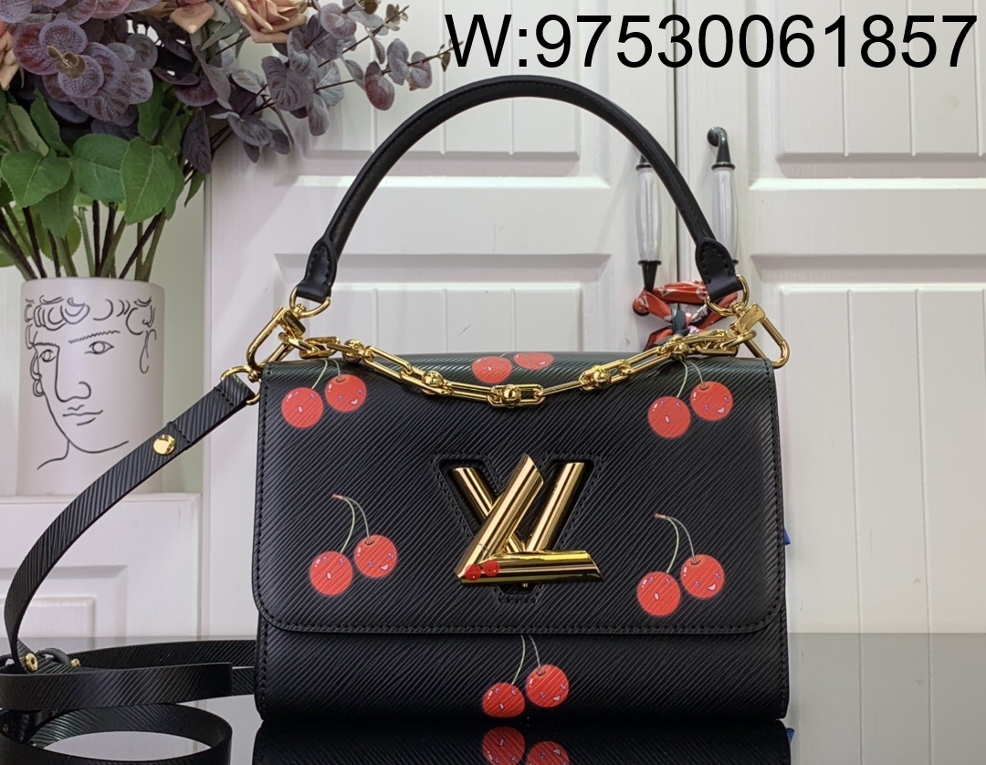 [88factory] 루이비통 LV x TM 트위스트 MM M14094 16*8*23cm 블랙