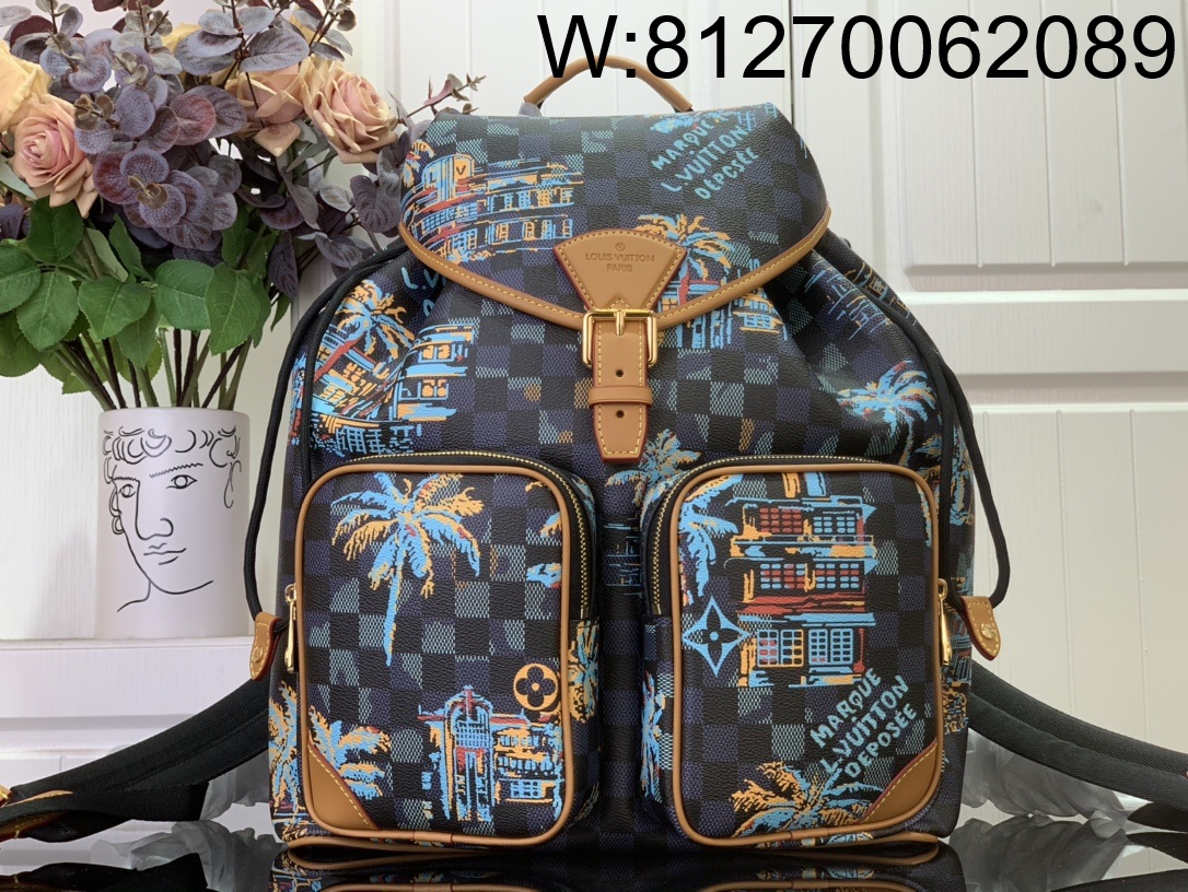 [88factory] 루이비통 몽수리 카고 백팩 40*17*34cm N40755
