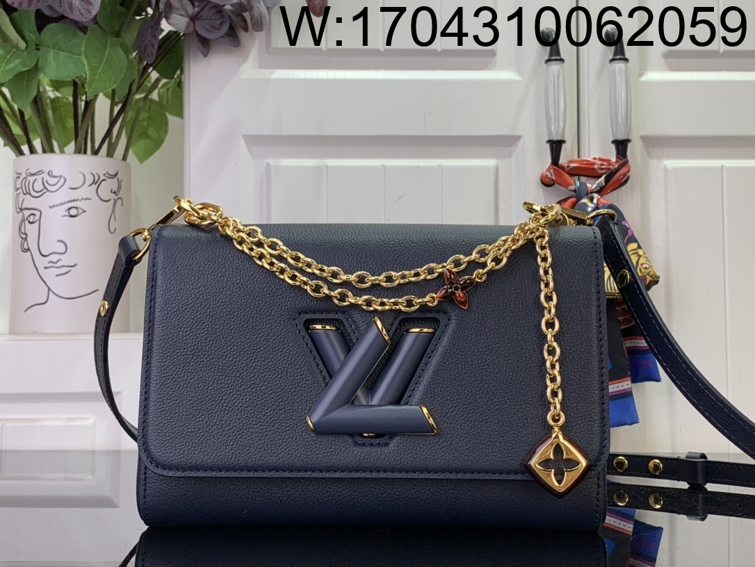 [88factory] 루이비통 트위스트 MM 슬림 23*16*8cm M14342 네이비