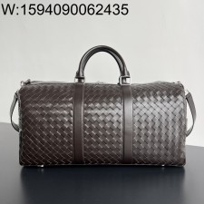 징 팩토리 보테가베네타 인트레치아토 기내 여행 가방 795287 50*27*24cm 초콜릿