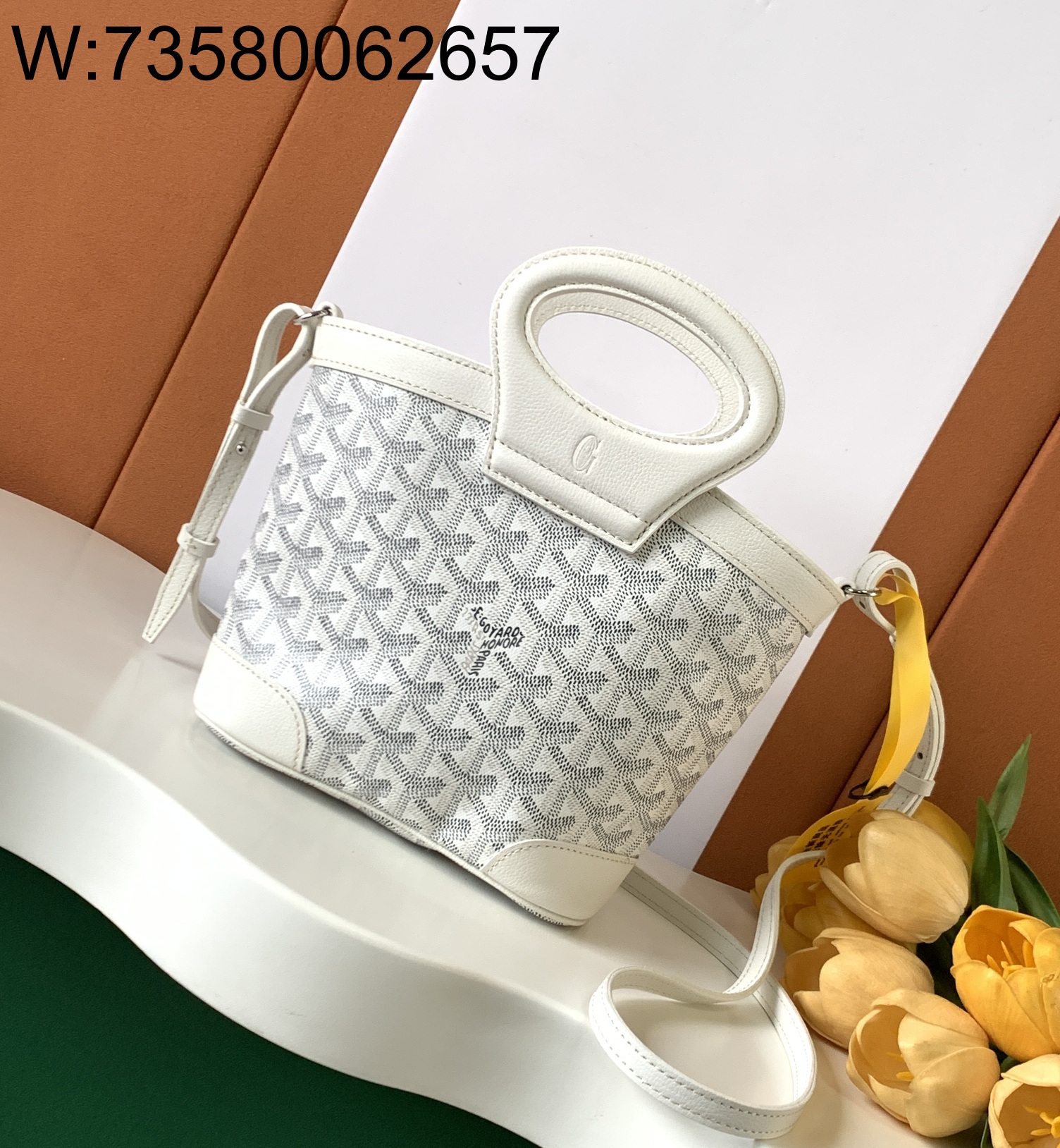 [리미티드] 고야드 벨루가 미니백 화이트 23*8*18.5cm