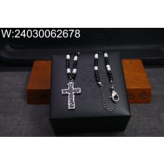 AGG 크롬하츠 십자가 양색 구슬...