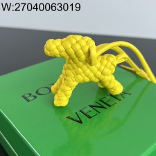 징 팩토리 보테가베네타 도그 참 옐로우 807068 8.2*7.2*3cm 줄 17cm