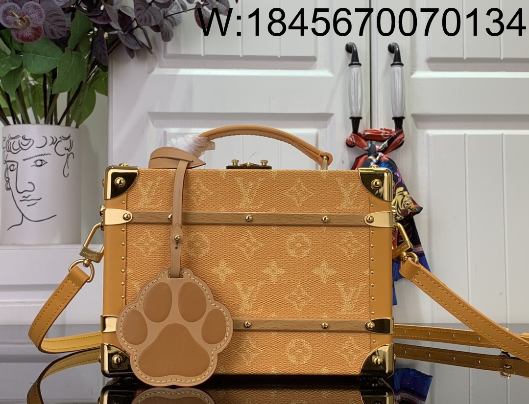 [88factory] 루이비통 핸들 소프트 트렁크 옐로우 M12458 16.5*8*24cm