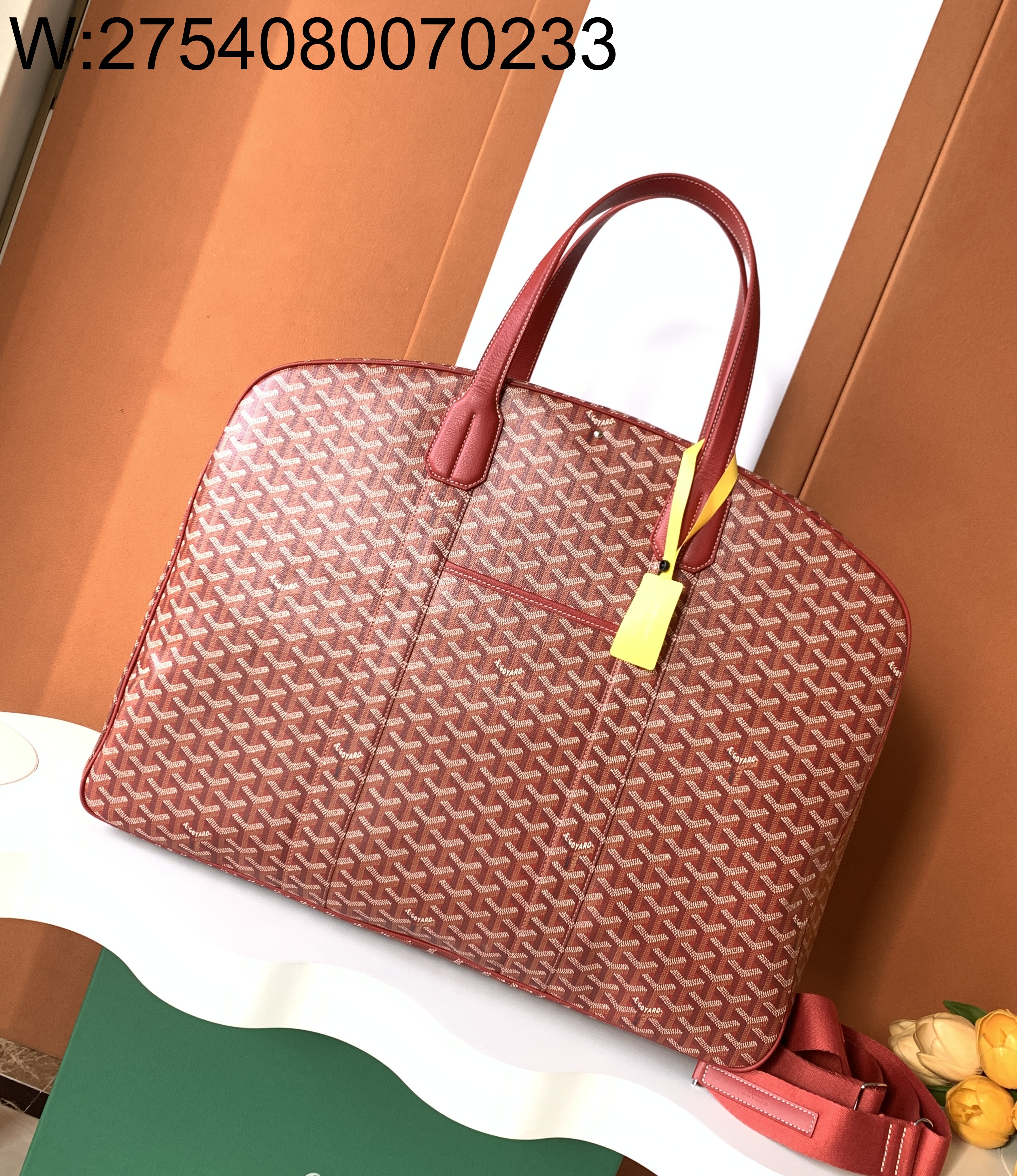 [리미티드] 고야드 새빌 로 수트 케이스 54.5*17.5*41cm 레드