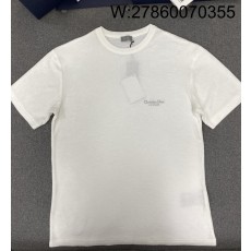 TJ공장 디올 코튼 단색 니트 반...