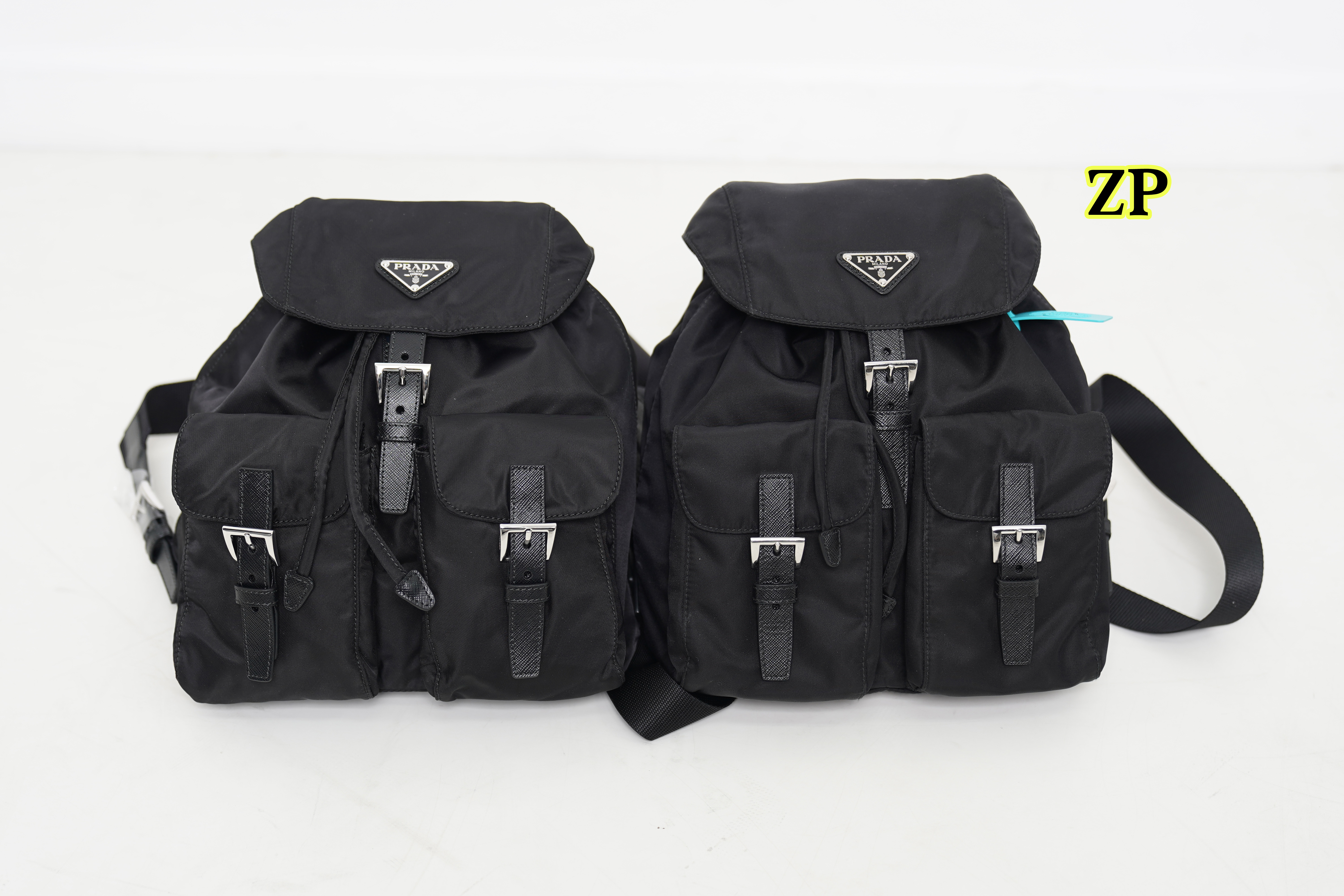 [사슬공장2] 프라다 리나일론 백팩 블랙 1BZ677 12*23.5*28cm
