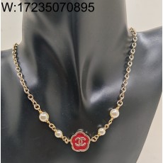 AGG 샤넬 레드 플라워 CC로고...