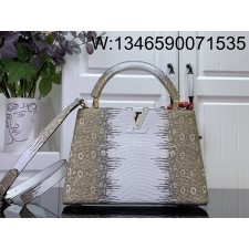 [88factory] 루이비통 카퓌신 BB N98177 27*18*9cm 도마뱀 무늬 골드