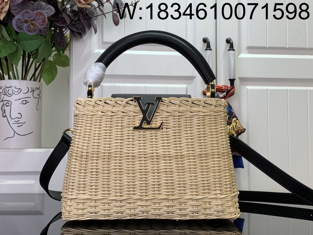 [88factory] 루이비통 카퓌신 BB M26004 27*9*18cm 블랙