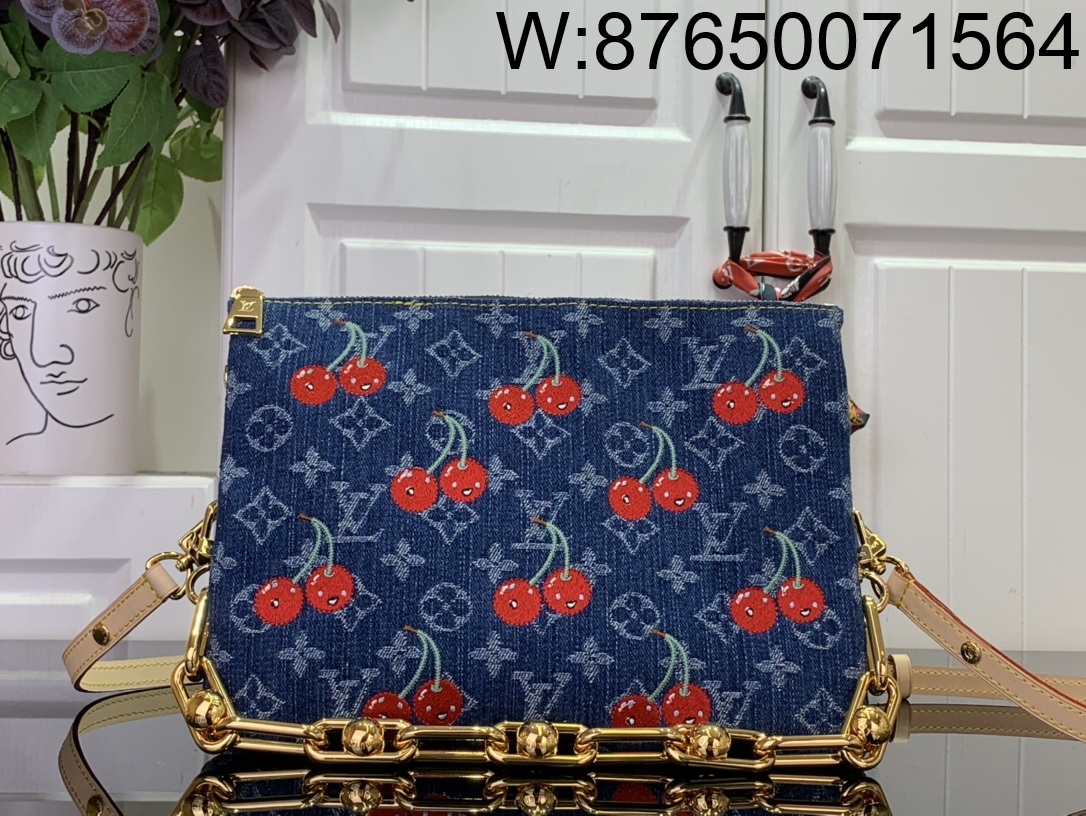 [88factory] 루이비통 LV x TM 쿠상 PM 스몰 M14978 20*12*26cm 블루