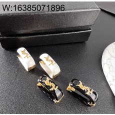 AGG 생로랑 골드 로고 귀걸이 ...