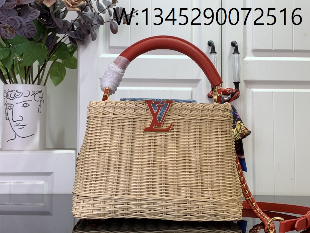 [88factory] 루이비통 LV x TM 카퓌신 BB M14295 27*18*9cm 레드