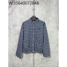 [사슬공장] 미우미우 SS25 체크 단추 자켓 블루