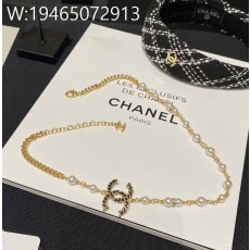 AGG 샤넬 블랙 CC로고 진주 ...