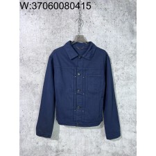 [사슬공장] 루이비통 FW25 포켓 로고 자수 데님 자켓 블루
