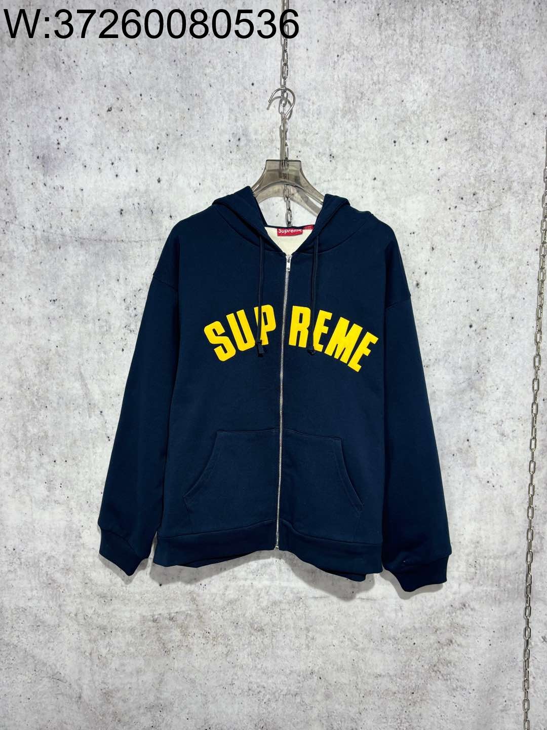 [사슬공장] 슈프림 FW24 위크11 Arc Thermal Zip Up Hooded Sweatshirt 후드집업 블루