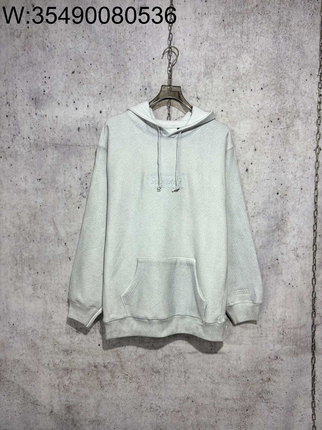 [사슬공장] 슈프림 MM6 Maison margiela 후드티 화이트