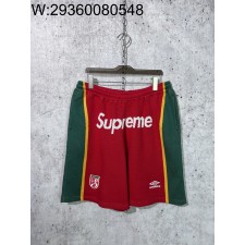 [사슬공장] 슈프림 x umbro SS25 위크9 모노그램 자카드 반바지 레드