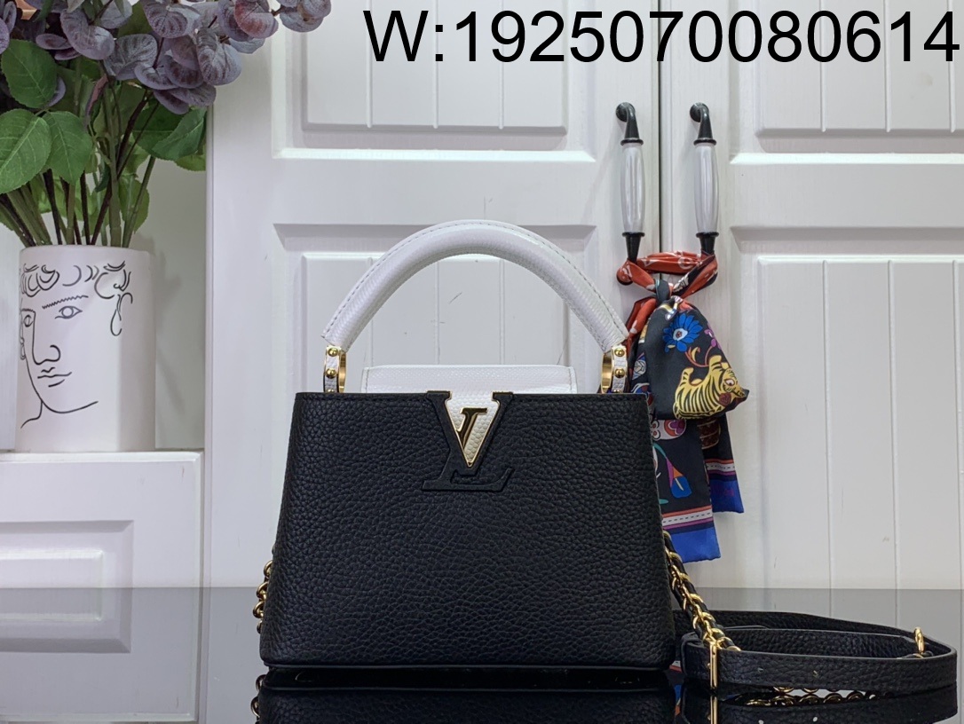 [88factory] 루이비통 카퓌신 미니 N85829 N48865 21*14*8cm 블랙