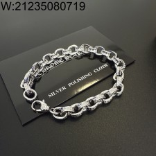 AGG 크롬하츠 큐빅 동그라미 체인 팔찌