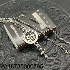 AGG 크롬하츠 더블 펜던트 목걸...