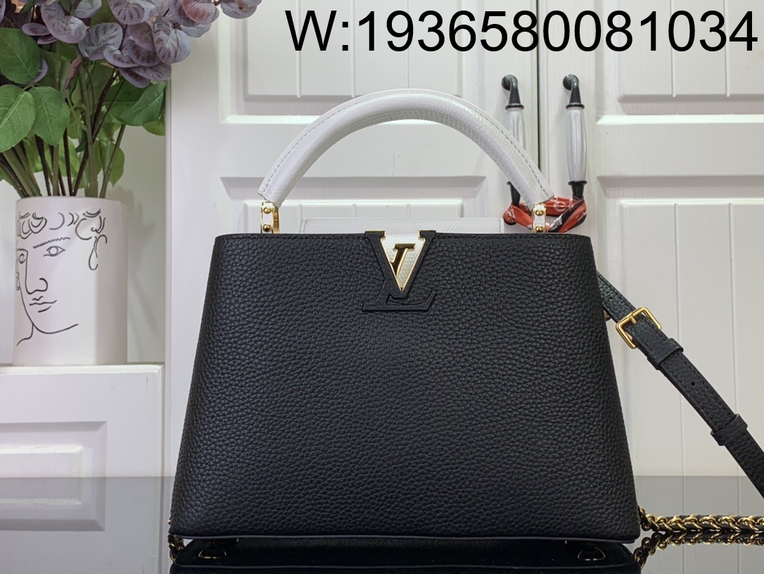 [88factory] 루이비통 카퓌신 스몰 N85830 N48865 27*18*9cm 블랙