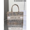 [JHL] 디올 북 토트 백 미듐 화이트 베이지 M1296ZEZG_M918 36*28cm