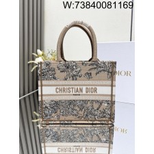 [JHL] 디올 북 토트 백 스몰 화이트 베이지 M1296ZEZG 26.5*21*14cm