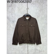 [사슬공장] 미우미우 24FW 모노그램 양털 카고 자켓 브라운