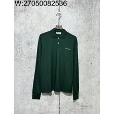[사슬공장] 미우미우 SS25 흰색 모노그램 자수 폴로 / 카라티 / 긴팔티 / 폴로티 다크 그린