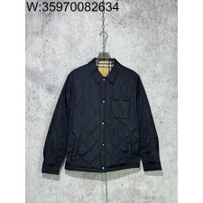 [사슬공장] 버버리 SS25 체크 양면 셔츠 자켓 네이비