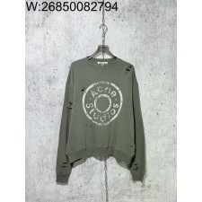[사슬공장] 아크네 스튜디오 ACNE Studios 동그라미 대미지 니트 그린