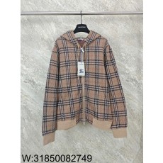 GTR공장 버버리 체크 니트 후드...
