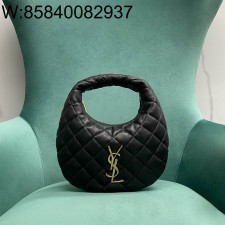 Pomegrante 생로랑 퀼팅 스웨이드 소재 ICARINO 851689 17*3*13cm 블랙