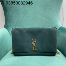 Pomegrante 생로랑 리버서블 케이트 숄더백 미디엄 553804 28*7*19cm 청색