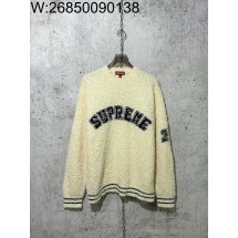 [사슬공장] 스프림 SS25 위크5 Textured Arc Sweater 니트 베이지
