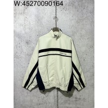 [사슬공장] 발렌시아가 FW25 루즈핏 배색 이음 자켓 바람막이 베이지