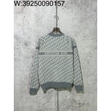 [사슬공장] 디올 크리스찬 23FW 캐시미어 오블리크 양면 니트 그레이