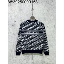 [사슬공장] 디올 크리스찬 23FW 캐시미어 오블리크 양면 니트 네이비