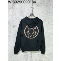 [사슬공장] 아크네 스튜디오 ACNE Studios SS25 대미지 후드집업 블랙