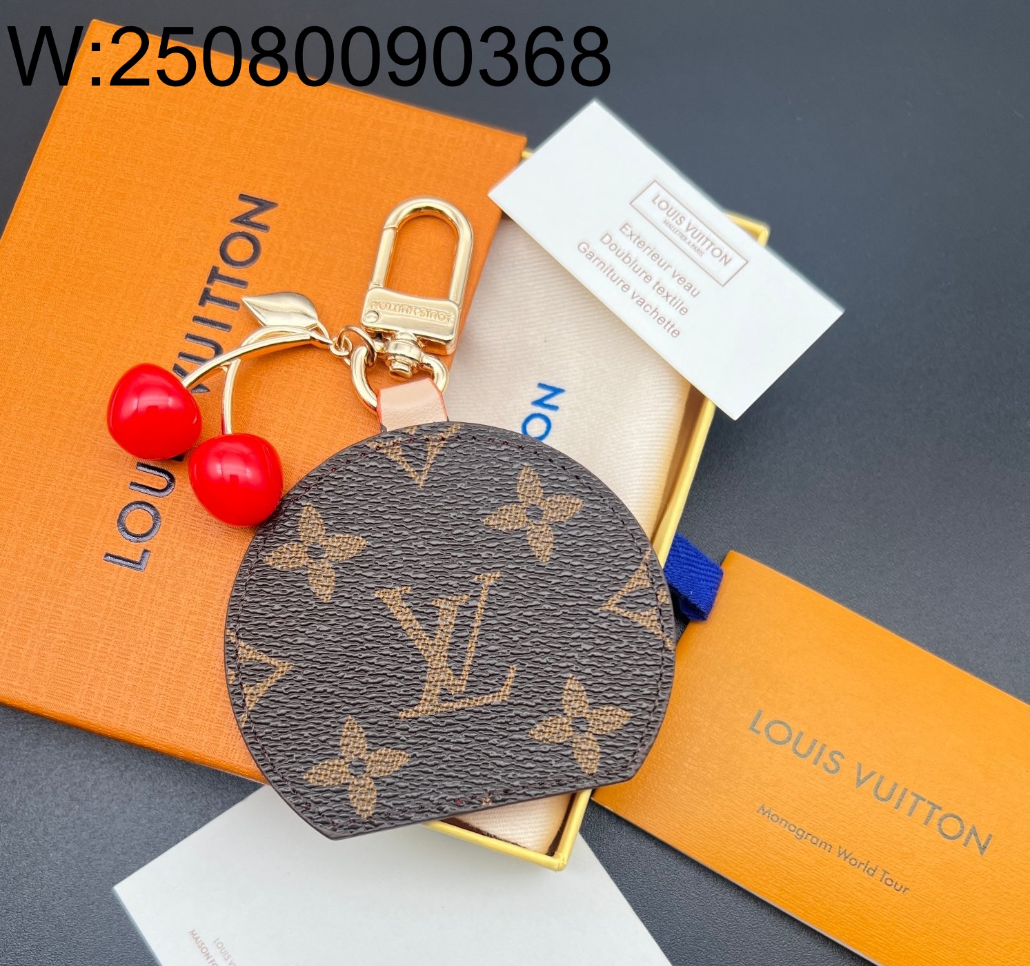 [88factory] 루이비통 LV x TM 세리즈 LV 미니 미러 백 참 브라운 M02830