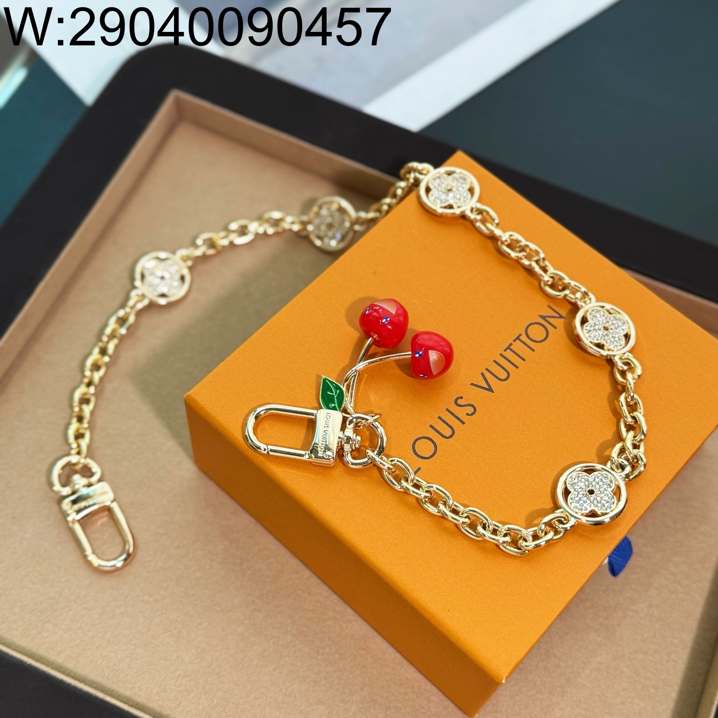 [88factory] 루이비통 LV xTM 앵두 플라워 백 참 체인