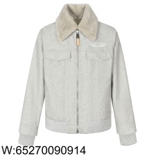 [잔디집2] 루이비통 LV X SKI 스키 털 카라넥 자켓 그레이