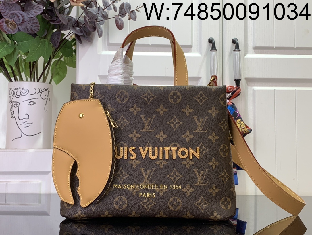 [88factory] 루이비통 PHARREL and 니고 collection's 토트 M13940 25*11*19cm 브라운