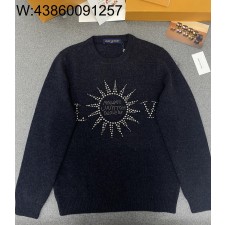TJ공장 루이비통 모노그램 LV 태양 양털 니트 차콜