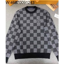 TJ공장 루이비통 LV 면양 털 다미에 니트