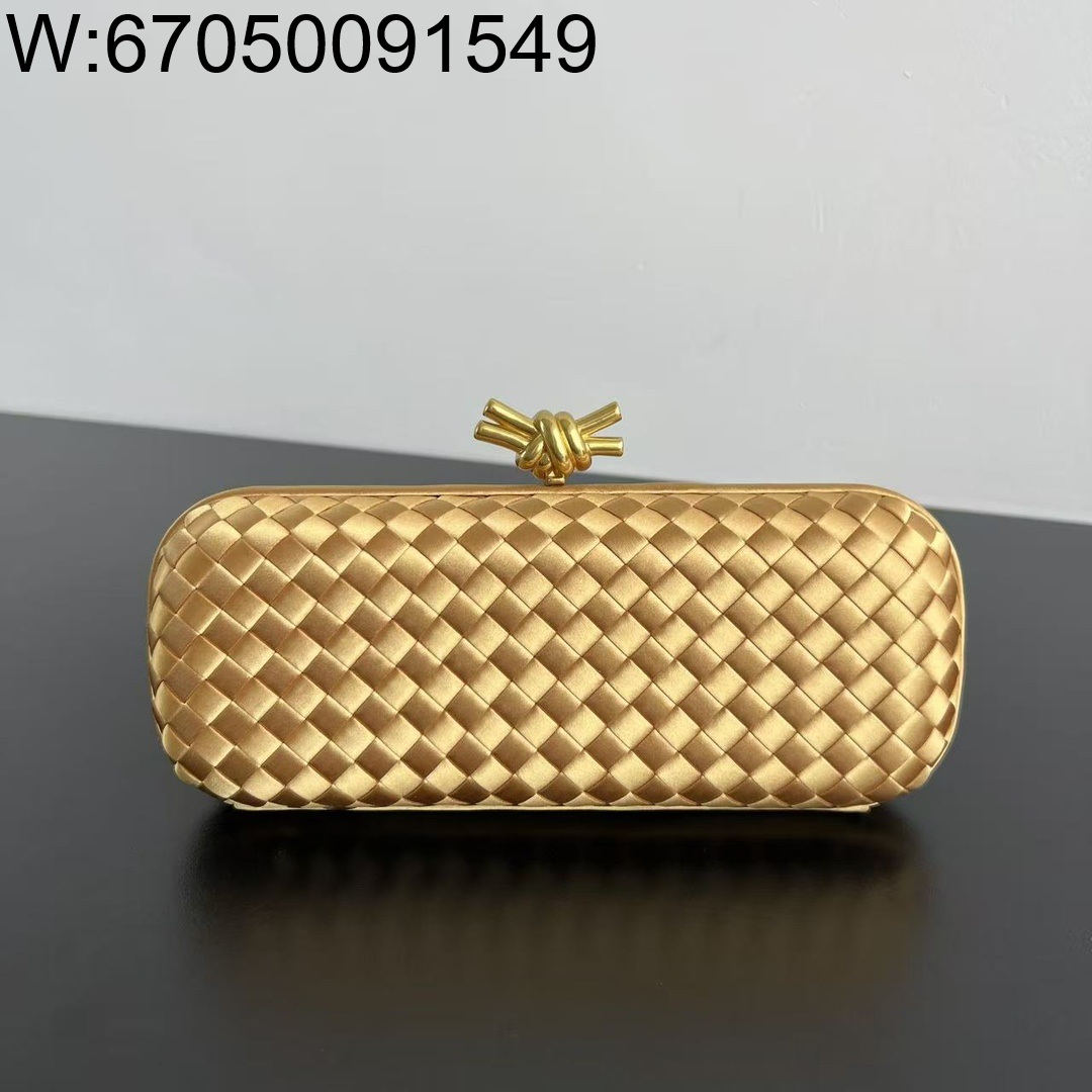 징 팩토리 보테가베네타 놋 717622 25*10*5cm 골드 실크 명주