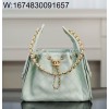 [JD] 샤넬 25 스몰 핸드백 그레인드 카프스킨 골드 메탈 라이트 그린 30*26*14cm